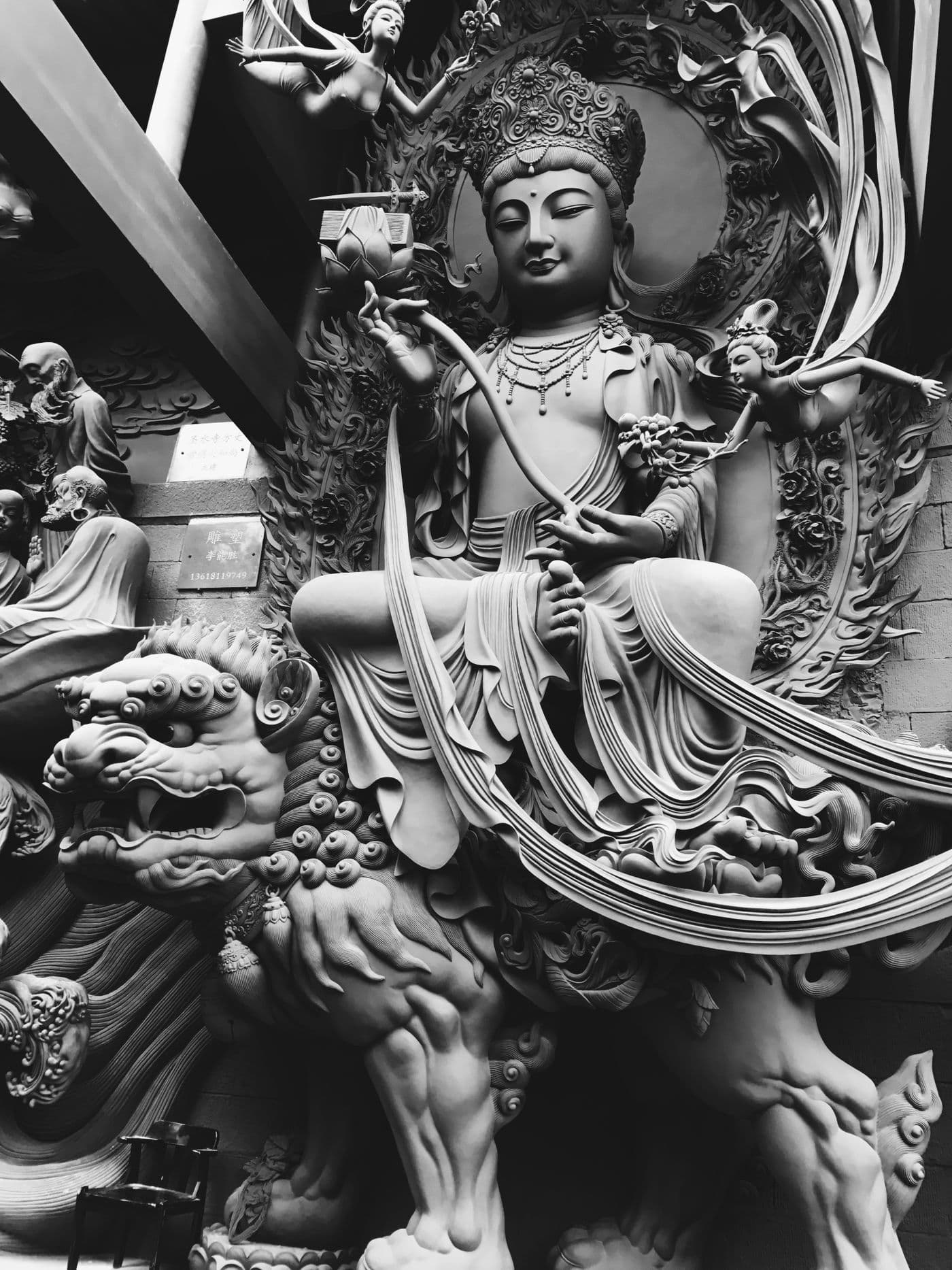 Bronze Meditating Buddha