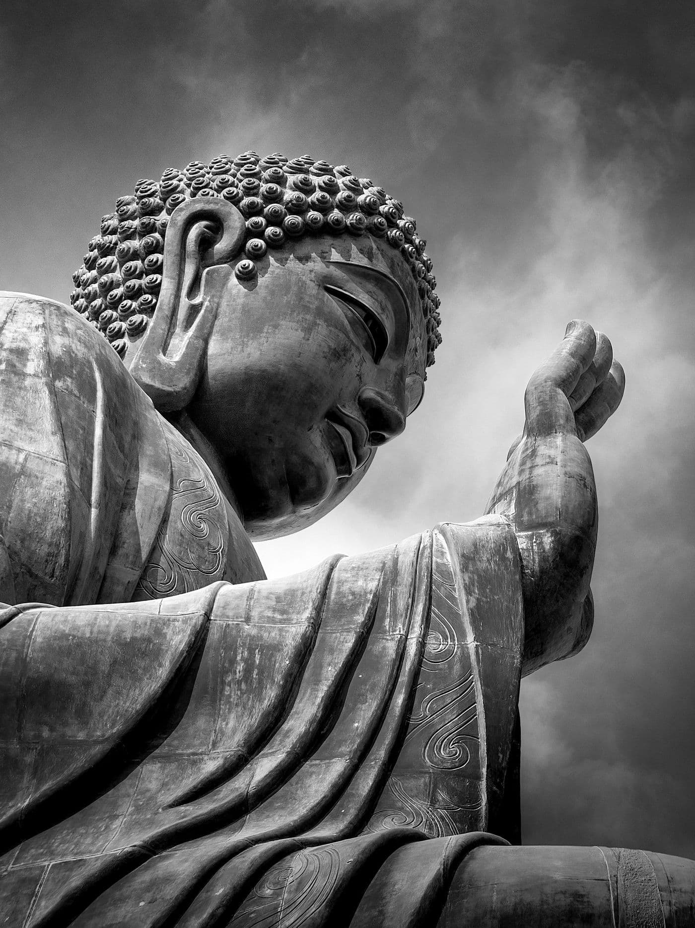Seated Sandstone Buddha